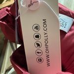 Oh Polly Dress Corset Size 4 Red Maxi Bustier Renaissance Vampires Whimsigoth Photo 6