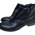 BOC by Born Atlanta Black Faux Leather Double Zip Ankle Booties Size 8.5 Photo 0