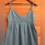 Old Navy Y2K  Size Small Babydoll Bright Blue Strappy Cotton Mini Dress Photo 2