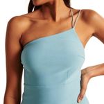 Abercrombie & Fitch One Shoulder Mini Dress Skort Women's Medium Tall Blue NWOT Photo 0