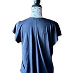 AYR Womens  Black V Neck Short Sleeve Pullover T Shirt M Photo 3