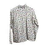 Nut Cracker Women's Holiday Turtle Neck Top White Size M Photo 1