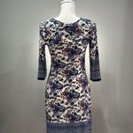 CLEARANCE! Navy Gilli Patterned Dress Size S EUC Blue Photo 1
