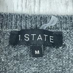 1. State  Sweater Womens Medium Gray Puff Sleeve Minimalist Chic Preppy Capsule Photo 4