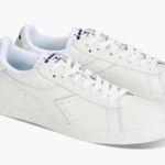Diadora Game L Low Unisex White Leather Sneaker Mens 7 Womens 8.5 Photo 0