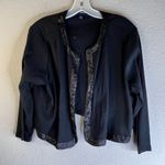 Denim 24/7 Lightweight Wrap with Sequins Black Size L Photo 1