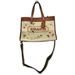 Coach Field Tote 30 Garden Floral Embroidery Shoulder Bag Photo 1
