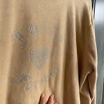 Juicy Couture X forever 21 collab track velour hoddie zip-up Beige size 1X y2k Photo 2