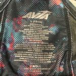 Avia  Molded Cup Sports Bra Black Floral Abstract Print Women’s Size Large Photo 4