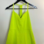 Spiritual Gangster Jet Active Mini Dress in Lime Green Size Small Photo 4