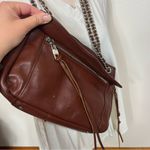 Rebecca Minkoff  Brown Leather Purse Shoulder Bag Crossbody Chain Strap Zipper Photo 8