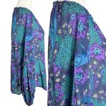 Spell & the Gypsy XXL Bohème Blouse in Baltic Blues Bohemian 70s Witchy Blue Photo 5