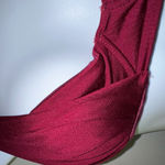 Agua Bendita Bikini Underwire Burgundy Red Top EUC Size S Photo 1