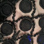 Pearl Georgina Chapman of Marchesa Strapless Black Lace Tulle Cocktail Dress 4 Photo 11