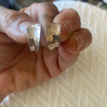 None Sterling silver 1/2 hoop earrings Photo 5