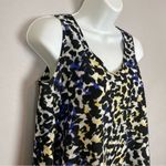 Miss Selfridge Tank Top Tulip Open Back Animal Print Leopard Black Blue Size 2 Photo 7