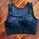 Mono B Black Geometric Sports Bra Photo 2