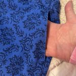 Cynthia Rowley  Blue Damask Print Women's Shorts sz 6 Boho Printed Photo 5