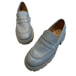 Free People  Lyra Lug Sole Loafer in Dusty Blue, Sz EU 38 Photo 3