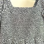 Madewell Lucie Smocked Milkmaid Ditsy Floral Cotton Dress XS Photo 10