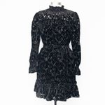 Alex Marie Skyler Velvet Smocked Cocktail Dress Photo 1