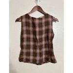 K&R London Charlie Top Roman Trouser Set in Coral Linen S/M Brown Size M Photo 4