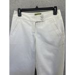 Tracy Porter Women's Pants Flare Leg Solid White Size 2 Slash Pocket 100% Cotton Photo 7