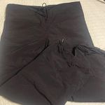 Black pants, no brand, drawstring waist: size small Photo 0