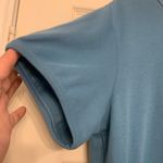 Indigo Moon Vintage Blue Floral Embroidered Short Sleeve 1x Shirt. 2148 Photo 2