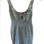 Hello Molly Denim Body Con Mini Dress Photo 0
