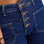 Wrangler NWT high waist button front Fierce flare jeans in river blue Photo 6