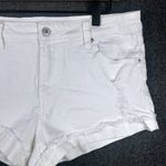 Celebrity Pink Honey White Denim Shorts Distressed Frayed Hem Juniors Size 11 Photo 3