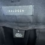 Halogen NWOT High Waist Belted Tie Ankle Trouser Pants Women's Black Size 2 Photo 5