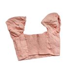 Aritzia  Wilfred wander organic linen crop blouse Medium Photo 5