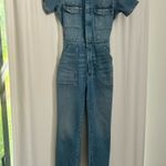 Good American  Denim Jumpsuit Photo 1