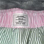 SheIn Pink and Green Striped Boxers! Photo 1