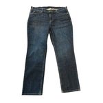 Duluth Women's Straight Leg Jeans Size 16 Blue Denim Classic Style inseam 29 Photo 7