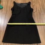 Lafayette 148 black Classic Sleeveless sheath v neck wool cashmere mini dress 6 Photo 11