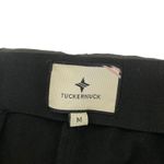 Tuckernuck  Black Faux Leather Cropped Flare Pants Sz M Photo 1