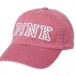 PINK - Victoria's Secret RARE Victoria’s Secret Pink Soft Rose Begonia Baseball Bill Cap Dad Hat Photo 0