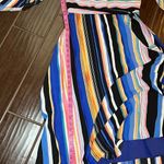 Ny Collection  Petite Striped Fit & Flare Dress Sz PM Photo 11