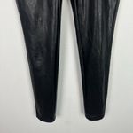 Aritzia Wilfred Free Charm Pant Vegan Leather Legging Black Fall Size 00 EUC Photo 2