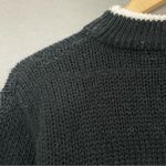 Vintage Christmas Sweater Teddy Bear Quirky Ugly Fun Tree FLAWS Women Medium‎ Black Photo 12