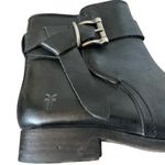 Frye women’s Melissa knotted short boot black buckle ankle bootie sz 5.5 B Photo 6
