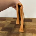 J. McLaughlin ‎ Sienna Clutch Leather NWOT Natural Brown Hand Bag Folded Event Photo 4