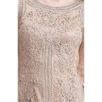 Sue Wong  Blush Pink Lace Bodycon Cocktail Dress Size 8 Photo 2