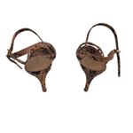 Anthropologie Raphaella Booz Snake Print Embossed Heels Photo 3