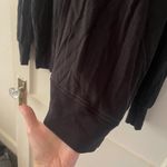 Summersalt  The Softest French Terry Puff Sleeve Pulloverblack size large Photo 7