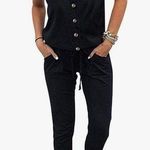 Womens Overalls Rompers Strap Sleeveless Jumpsuits Summer Casual Size L Photo 0