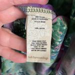 Soft Surroundings  Green&Purple Tie Dye Floral Open Front Cardigan Kimono Sz.XL Photo 9